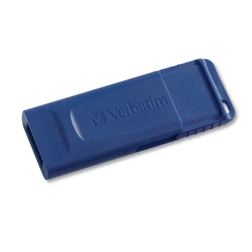 Verbatim® Classic USB 2.0 Flash Drive, 8 GB, Blue