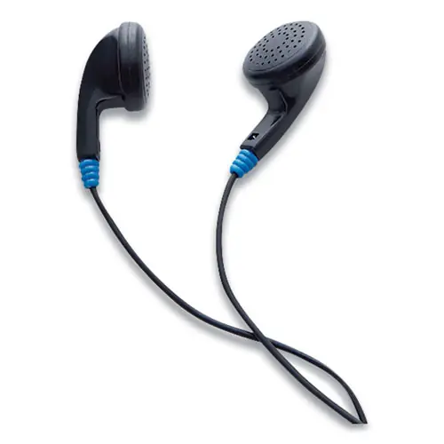 Verbatim® Stereo Earphones, Black