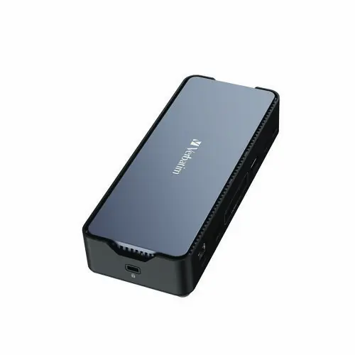 Verbatim® USB-C Pro Docking Station 15-in-1 SSD Enclosure, Gray