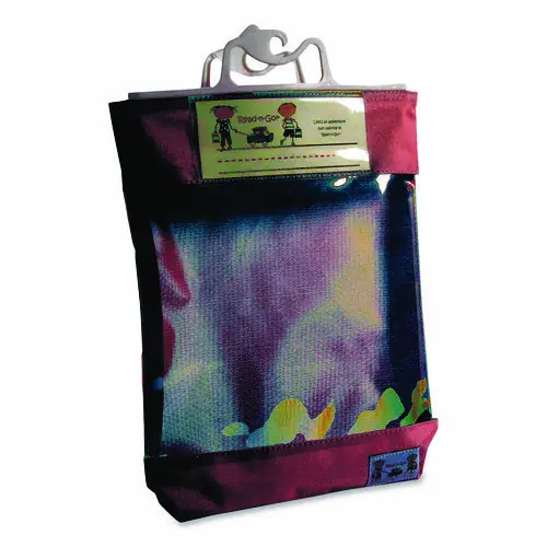 Victor® Seat Sack Read-N-Go Book Bag, Red, 10.5" x 2" x 16"