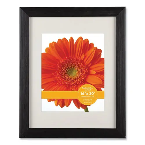 Victory Light Woodtone Poster Frame with Mat - Cappuccino, 11 x 14 Insert