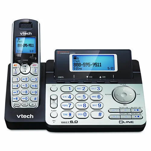 Vtech® Two-Line Expandable Cordless Phone with Answering System