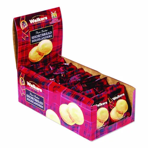 Walkers Shortbread Highlanders, 1.4 oz, 18/Box