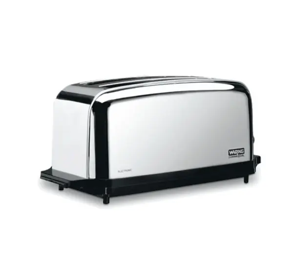 Waring Commercial 4 Slice, Wide Slot, Rotary Dial Toaster