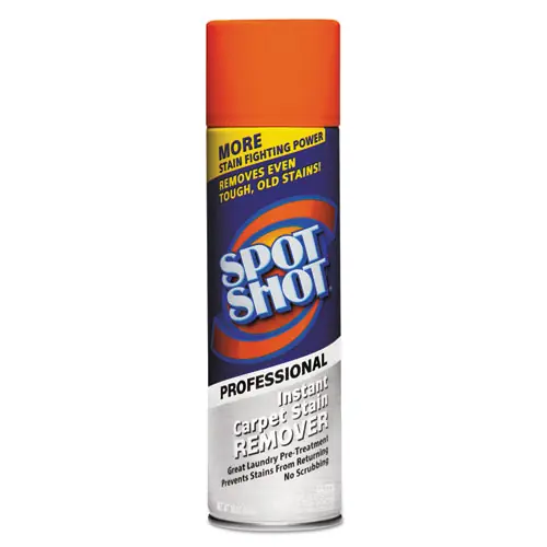 WD-40® Spot Shot Professional Instant Carpet Stain Remover, 18 oz Aerosol Spray, 12/Carton