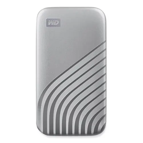 WD MY PASSPORT External Solid State Drive, 1 TB, USB 3.2, Silver