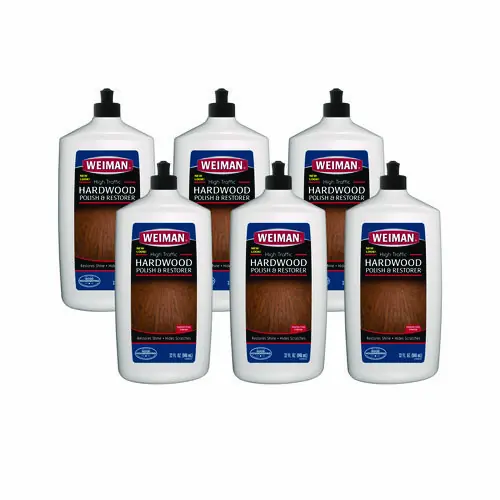 WEIMAN® High Traffic Hardwood Polish and Restorer, 32 oz, 6/Carton