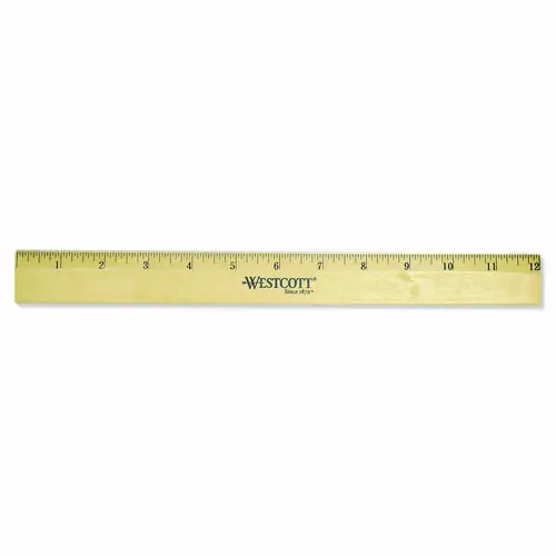Westcott® Beveled Wood Ruler