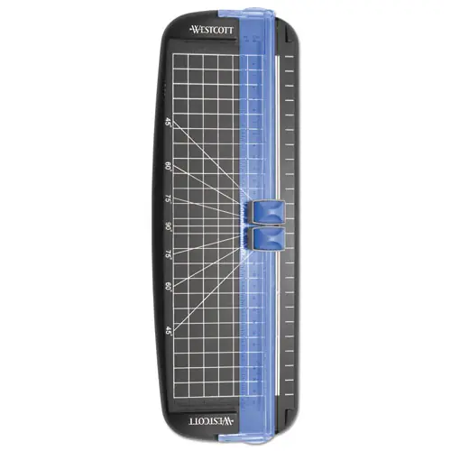 Westcott® Multi-Purpose Personal Trimmer, 12" Cut Length, Plastic Base