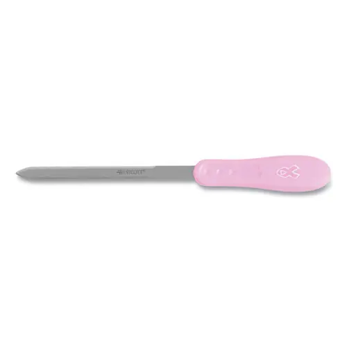 Westcott® Pink Ribbon Stainless Steel Letter Opener, Breast Cancer Awareness, 9", Pink