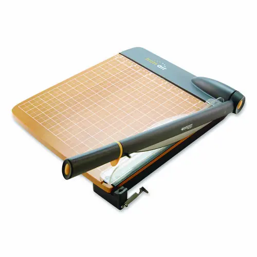 Westcott® TrimAir Guillotine Paper Cutter, 15" Cut Length, 14" x 22" Base