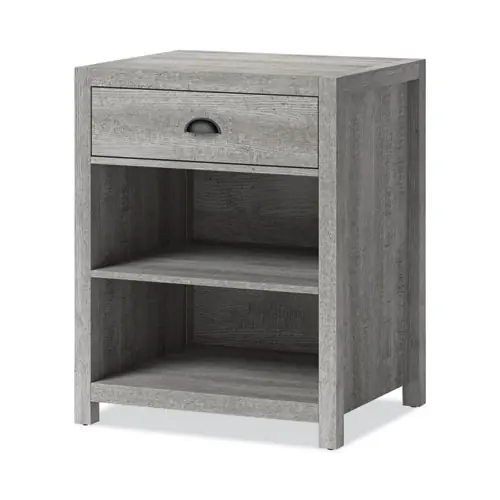 Whalen® Fallbrook Printer Stand, Smoked Ash, 24" x 20" x 30.25"