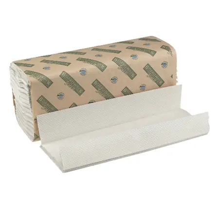 White C Fold Towel Green Seal™
