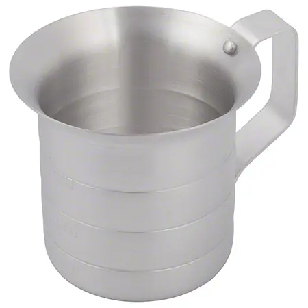Winco® Aluminum Measuring Cup - 1/2 Qt.
