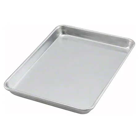 Winco® Closed Bead Aluminum Sheet Pan - 9 1/2" x 13", Quarter Size