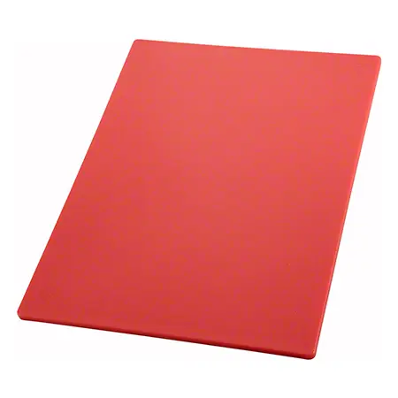 Winco® Cutting Board - 12" x 18" x 1/2", Red