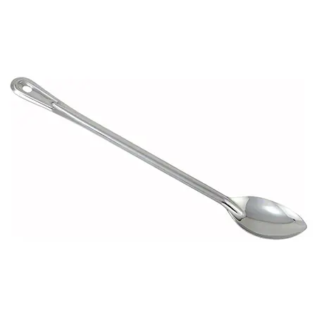 Winco® Stainless Steel Heavy-Duty Basting Spoon - 18", Solid