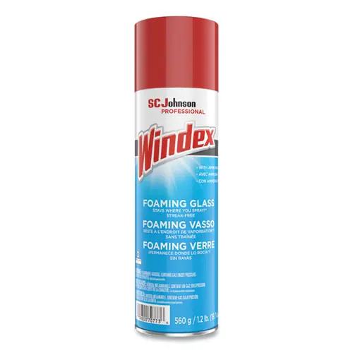 Windex® Foaming Glass Cleaner, Fresh Scent, 20 oz Aerosol Spray