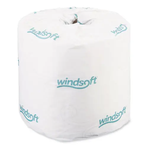 Windsoft® Bath Tissue, Septic Safe, 2-Ply, White, 400 Sheets/Roll, 24 Rolls/Carton