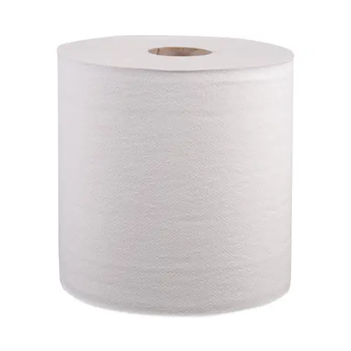 Windsoft® Hardwound Roll Towels, 1-Ply, 8" x 800 ft, White, 6 Rolls/Carton