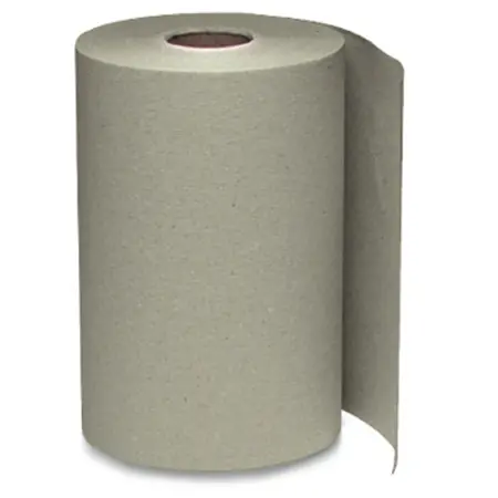 Windsoft Non-perf Hard Roll Towel, 8 inch x 600 feet, Natural, 12 Rolls