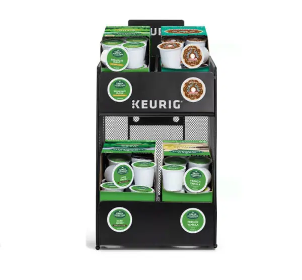 Wire Rack for 4 K-Cup® Boxes plus Condiments