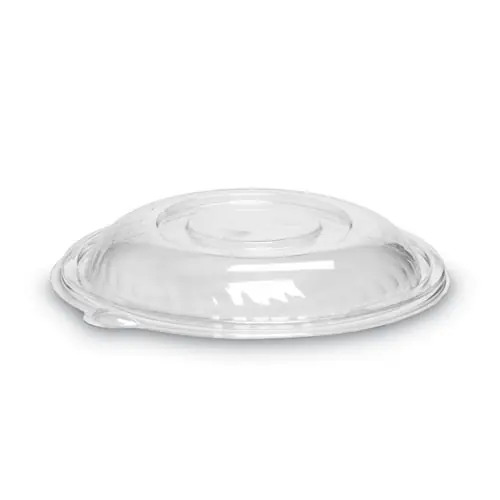 WNA Caterline Pack n' Serve Plastic Lids, Dome, Clear, 10" Diameter x 1.38" High, 25/Carton