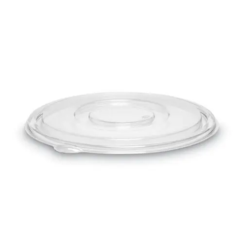 WNA Caterline Pack n' Serve Plastic Lids, Flat, Clear, 10" Diameter, 50/Carton