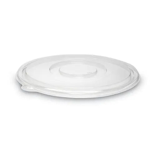 WNA Caterline Pack n' Serve Plastic Lids, Flat, Clear, 12" Diameter, 50/Carton