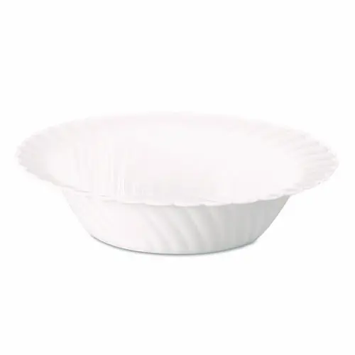 WNA Classicware Plastic Bowls, 10 oz, White, 10/Pack, 18 Packs/Carton
