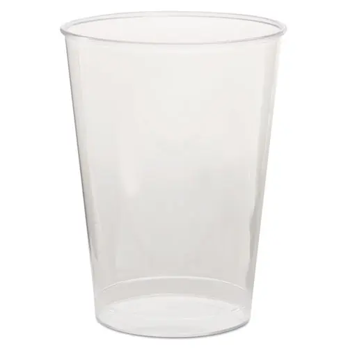 WNA Comet Plastic Tumbler, Tall, 7 oz, Clear, 25/Pack, 20 Packs/Carton