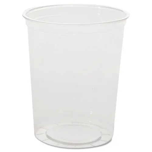 WNA Deli Containers, 32 oz, Clear, Plastic, 50/Pack, 10 Packs/Carton