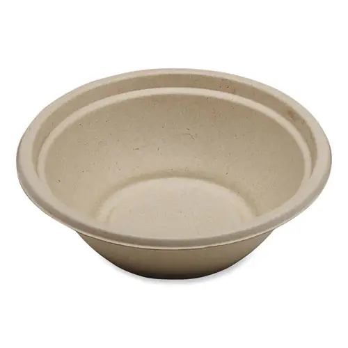 World Centric® Fiber Bowls, 24 oz, Natural, Paper, 500/Carton