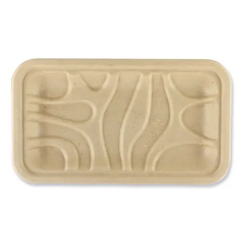 World Centric® Fiber Trays, Natural, Paper, 500/Carton