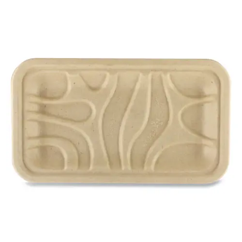 World Centric® Fiber Trays, Natural, Paper, 500/Carton