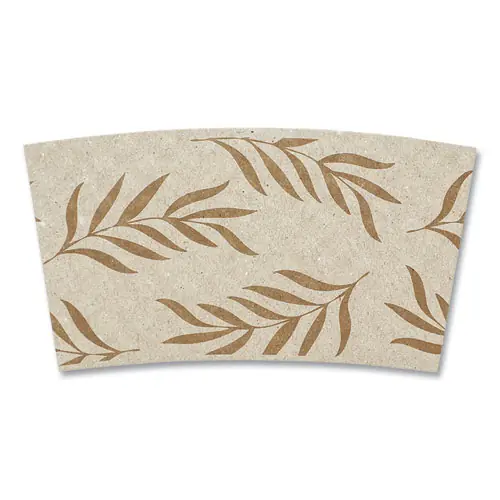 World Centric® Hot Cup Sleeves, Fits 8 oz Cups, Natural, 1,000/Carton