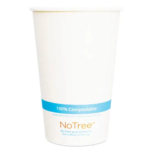 World Centric® NoTree Paper Cold Cups, 16 oz, Natural, 1,000/Carton