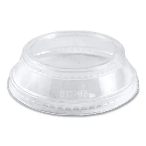 World Centric® PLA Clear Cold Cup Dome Lids, Fits 9 oz to 24 oz Parfait Cups, Clear, 1,000/Carton