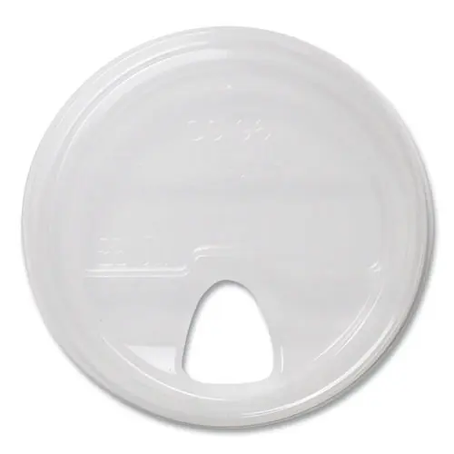 World Centric® PLA Clear Cold Cup Lids, Fits 9 oz to 24 oz Cold Cups, Plastic, Clear, 1,000/Carton