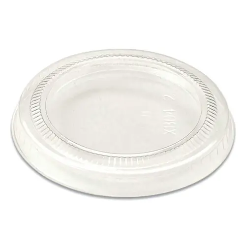 World Centric® PLA Lids for Fiber Cups, Clear, Plastic, 2,000/Carton