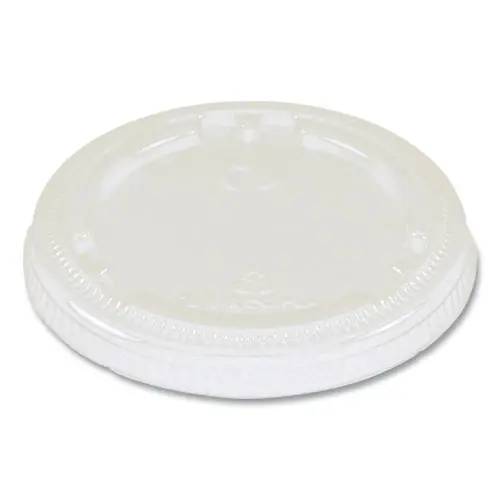 World Centric® PLA Lids for Fiber Cups, Clear, 1,000/Carton