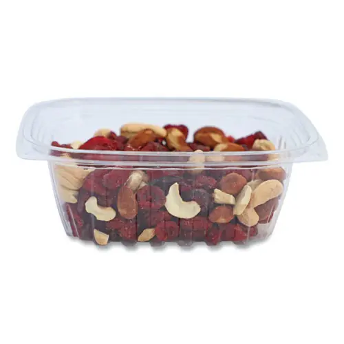 World Centric® PLA Rectangular Deli Containers, 12 oz, Clear, 900/Carton