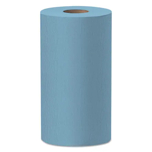 WypAll® General Clean X60 Cloths, Small Roll, Blue, 130 Cloths/Roll, 6 Rolls/Carton
