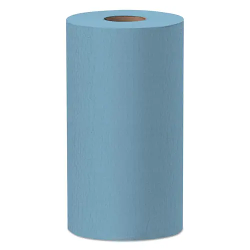 WypAll® General Clean X60 Cloths, Blue, Small Roll, 9.8" x 13.4", 130 Cloths/Roll, 12 Rolls/Carton