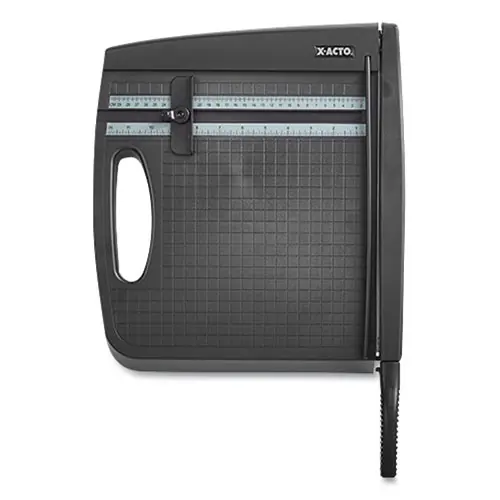 X-ACTO® 10-Sheet Guillotine Trimmer, 12" Cut Length, Plastic Base, 13" x 13"