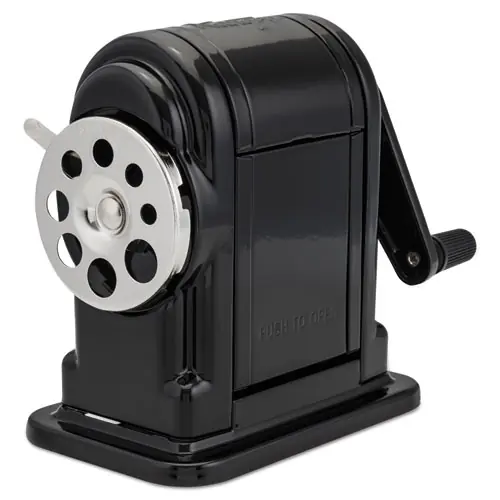 X-ACTO® Ranger 55 Classroom Manual Pencil Sharpener, Black