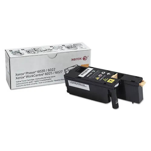 Xerox® 106R02758 Toner Cartridge, Yellow, 1,000 Page Yield