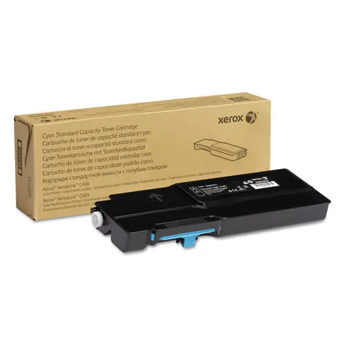 Xerox® 106R03502 Toner Cartridge, Cyan, 2,500 Page Yield