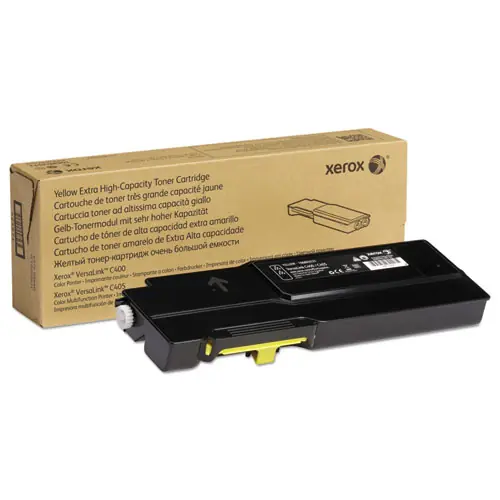 Xerox® 106R03525 Extra High-Yield Toner Cartridge, Yellow, 8,000 Page Yield