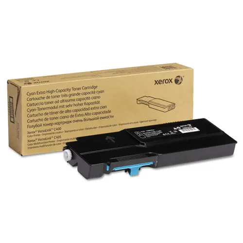 Xerox® 106R03526 Extra High-Yield Toner Cartridge, Cyan, 8,000 Page Yield